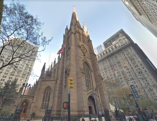 纽约最古老三一教堂将关门翻修